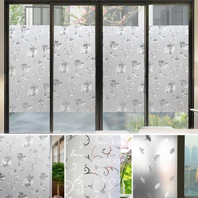 1Roll Stained 3D Decorative Privacy Anti UV Window Glass Film Sticker Self-adhesive Stickers