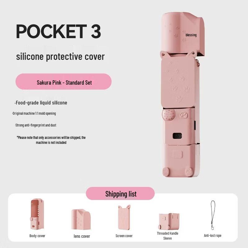 XFJI Silicone Protective Case for DJI Osmo Pocket 3