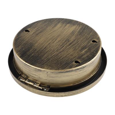 Horloge murale avec compartiment de rangement sécurisé pour bijoux, argent liquide et documents importants, avec affichage de l'heure fonctionnel et fixation murale facile