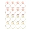 100Pcs Cute Paper Clips  Style Anti Slip Sturdy Electroplated Metal Fancy Paperclips for Family 
