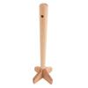 Wooden Potato Masher Beige Ergonomic Handle Food Crushing Tool for Potatoes Avocado Meat Vegetables Kitchen Essentials