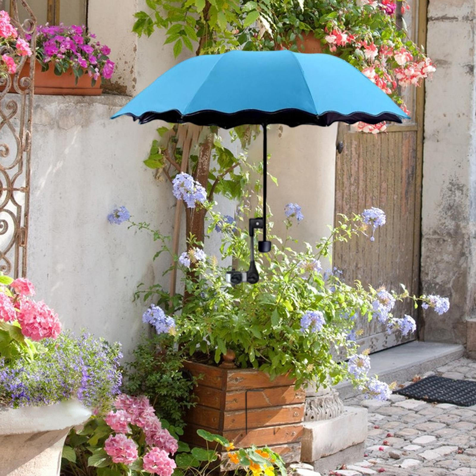 

Регулируемый зонт-тень для растений для пляжного кресла и садовых грядок Blue