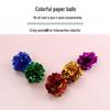 Pet Cat and Dog Toy: Cute Crinkle Plastic Ball Flower Supplies