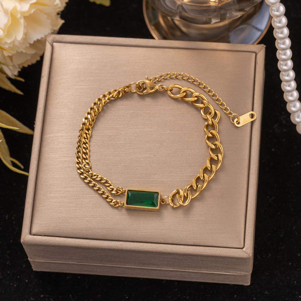 Fashion Titanium Steel Bracelet Never Fade Elegant Durable Jewelry for Women Men Unisex