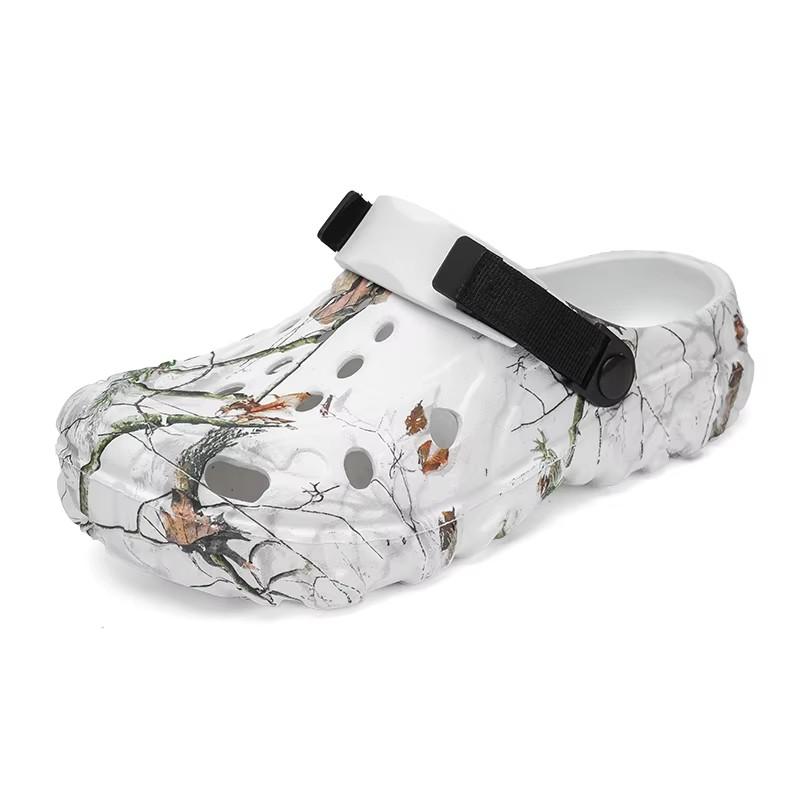 Outdoor Dicke Ultraleichte Rutschfeste Sandale Herren Slide Einfacher Hausschuh Strand Bequem Clog Sommer Neu Buchstabe Designer Damen 44-45 white