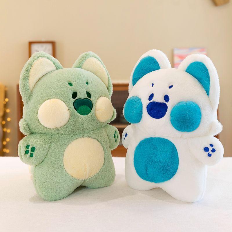 Neues Dudu Cat's Plüschtier Dudu Meow Puppe Puppe Geburtstagsgeschenk für Mädchen Lehrergeschenktag Beliebtes Matcha-grünes Spielzeug