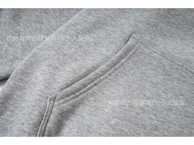 Unisex Trendy Loose Autumn/Winter Fleece Hoodie and Pants Set