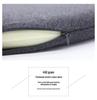 MUJI-Style Tatami Round Memory Foam Seat Cushion - Breathable, Solid Color, Tie-On for Office Chair