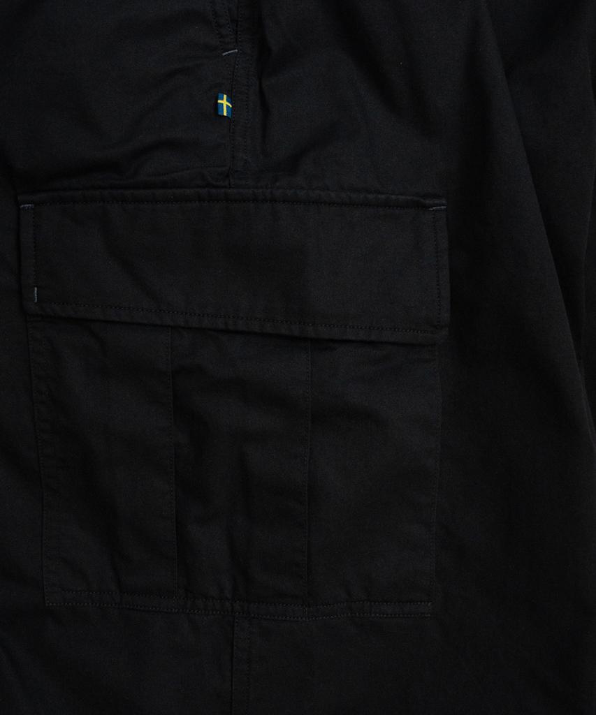 Teuletong Cotton Twill Cargo Pants - Black