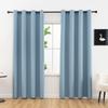 2pcs Modern 100% Blackout Curtain with Coated Lining, Solid Window Curains for Bedroom, Living Room, Dining Room, Home Decor
