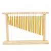 20 Tone Table Top Bar Chimes 20 Bars Single Row Musical Percussion Instrument With Wood Stand Stick