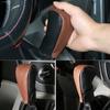 Car PU Leather Gear Shift Knob Cover Gear Shift Non-Slip Grip Handle Protective Covers Manual Speed Car Interior Accessories
