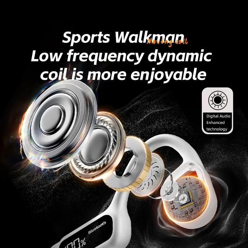 Căști Bluetooth cu Conducție Osoasă X10 Afișaj Digital Înot Impermeabile până la o Adâncime de 30 de Metri Impermeabile 32G Încorporate