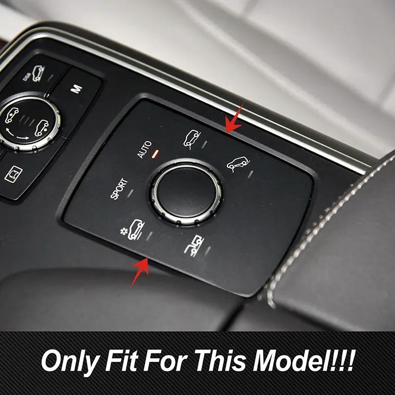 For Mercedes Benz ML W166 GL X166 GLS GLE Car Console Sport Driving Mode Button Panel Cover Sticker Interior Accessories Decals