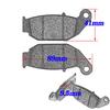 XCMT Motorcycle Front or Rear Brake Pads for Honda CRF250 Rally 17-21 CRF250L 13-21 CRF300 CRF300L ABS 20-22 CRF250M 2012-2017