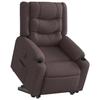 VidaXL Electric Recliner Dark Brown Fabric 3310277