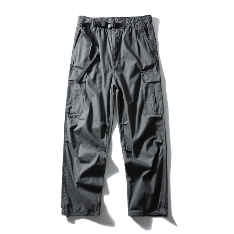 American Functional Cotton Overalls Men's Spring and Autumn Loose Wide Leg Multi-Pocket Pants Export Men's Pants Casual Pants