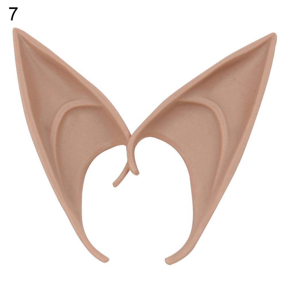 Uszy Elfa Dekoracja Halloweenowa Anime Wróżka Cosplay Akcesoria Sztuczne Anielskie Elfickie Uszy Rekwizyty Kostiumy Zdjęcie Dekoracja Świąteczna