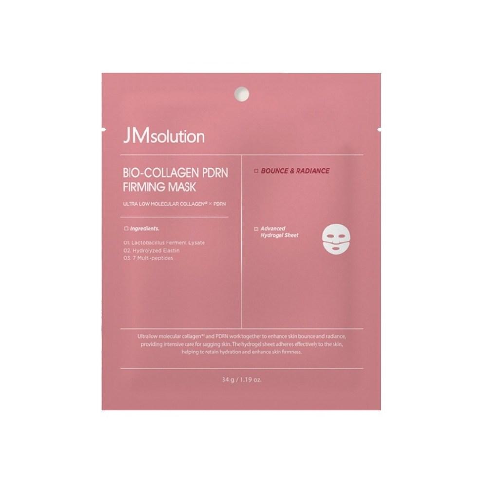 JM Solution Mască Fermizantă Bio Colagen PDRN Pack 34g, 4 buc, 1 pachet