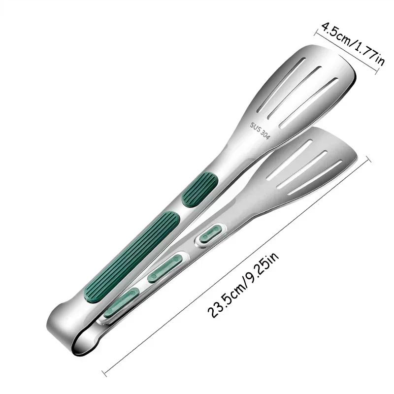Catcher Silicone Tongs Bar Pink Kitchen Garden Dining Tableware Commercial Household Barbecue Home BBQ Stainless Food Steel Mini