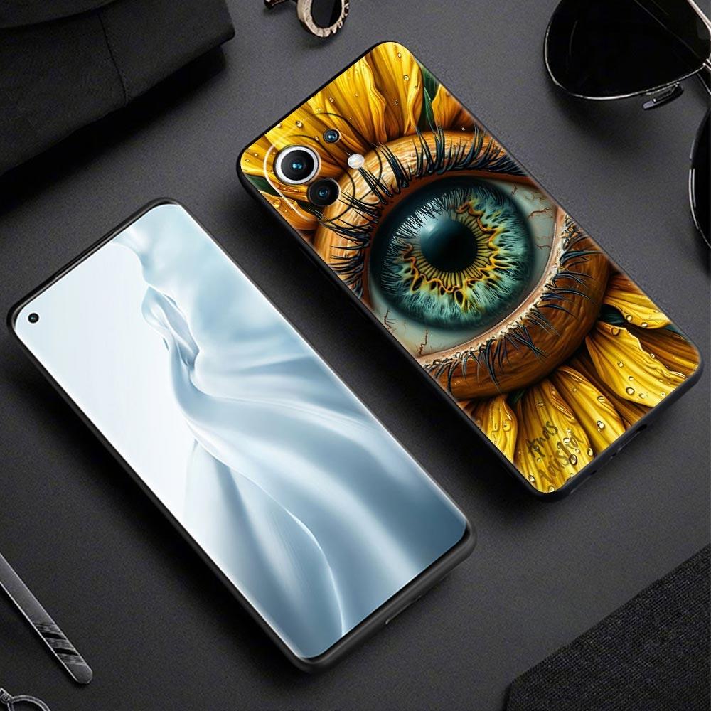 Fashion Eyelashes Eyes Phone Case Cover for Xiaomi Mi 17 15 14 13 12 11 Ultra 15T 14T 13T 12T 11T Pro Lite 5G Soft TPU Shell Bag