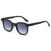 Fashion Square Sunglasses Women Men Gradient Round Shades Retro Rivets Luxury Green UV400 Sun Glasses