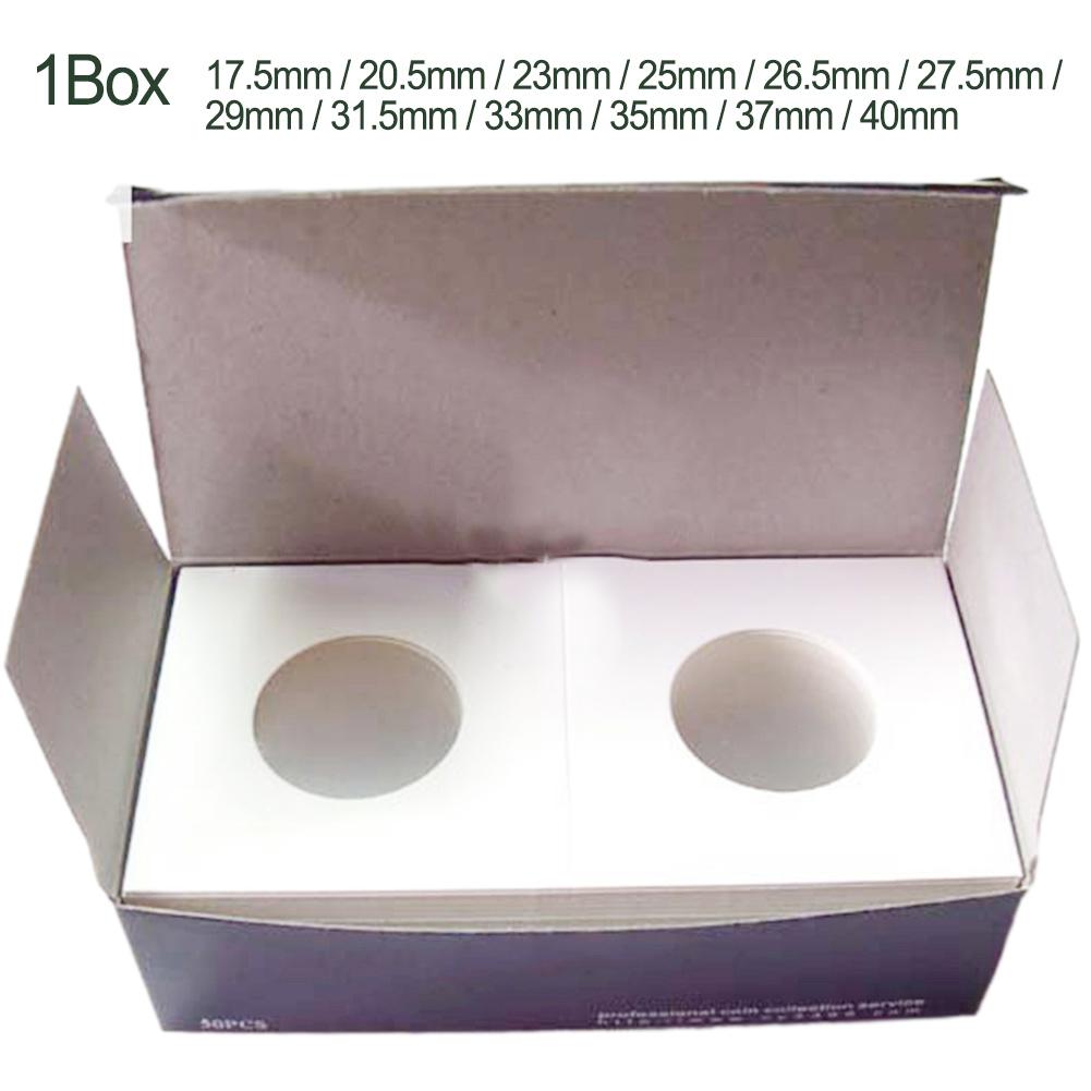 Coin Holders Square Cardboard Box  Ensures Safe and Convenient Storage for Your Coin Collection 12 Specifications