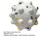 Indestructible Dog Chew Toy Tough Dog Teething Ball for Aggressive Chewers Interactive Popcorn Bouncy Balls for Large Medium Small Dogs