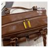 Trendy Cross-Border Large Capacity Retro Shoulder Bag: Autumn/Winter Textured Versatile Commuter Pillow Handbag