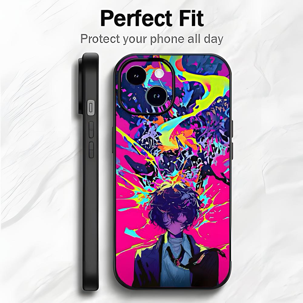 Cool Anime B-Bungo Stray Dogs Phone Case Phone Case Soft Packaging Lightweight For iPhone17 16 15 14 13ProMax
