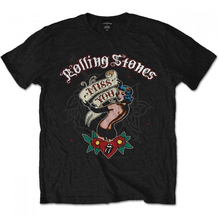 The Rolling Stones T-shirt unisex per adulti Mi manchi.