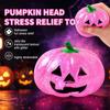 Halloween Pumpkin Squishy Toy Glittery Creative Squeeze Ball Stress Relief Fidget Toys For Adults Party Favors