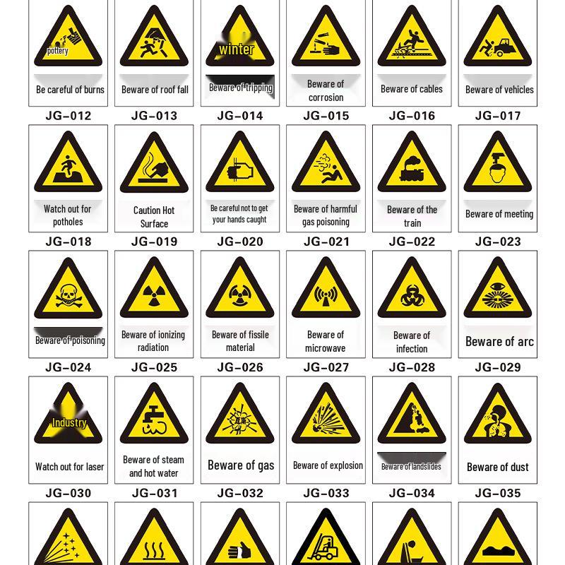 Fire Safety Exit & Warning Sign Series
