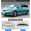 For Toyota  AE20 2010 2011 2012 2013 2014 2015 2016 2017 Chrome Car Door Handle Cover Pad Sticker Overlay