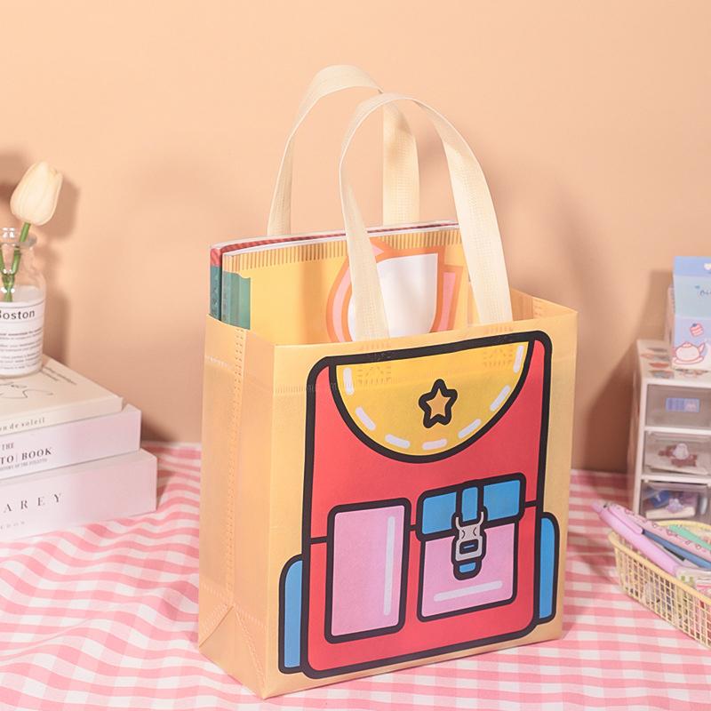 1/5 Stück Handtasche Niedlich Vlies Snack Süßigkeiten Mittagessen Für Kinder Geschenke Tasche Mitgebsel Cartoon Bedruckt Geburtstag Wiederverwendbar Kinder