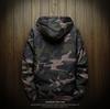 Men's Korean Camouflage Cotton Winter Coat for High School Students