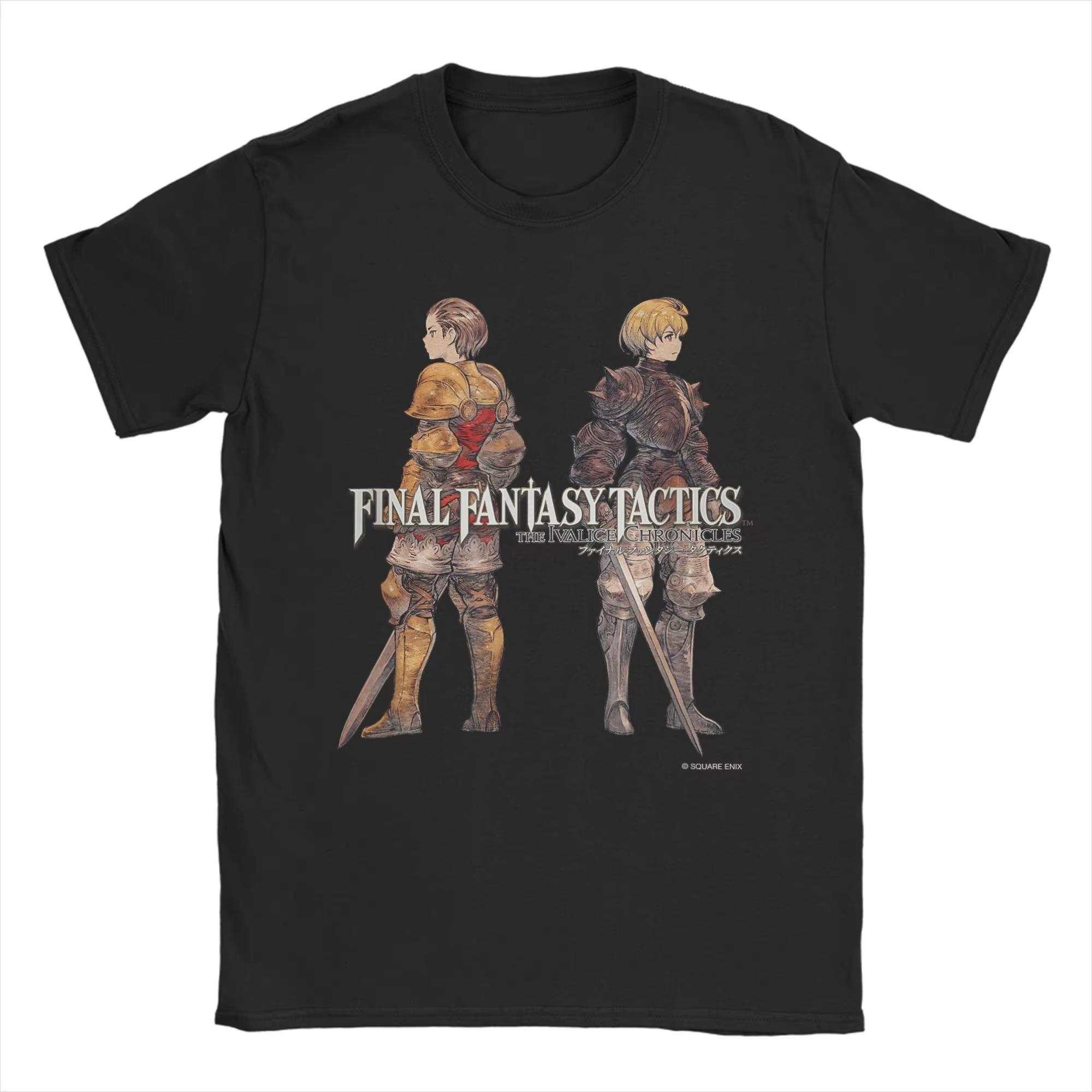 Final Fantasy Tactics The Ivalice Chronicles Delita Ramza TShirt Summer Fashion T Shirts Unisex Tees vintage t shirt S