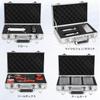 TORIBIO Aluminum Tool Large Attache Case with Block Protective Tool Case for Precision High Dedicated Storage Impact Resistant Case, Cushioning,