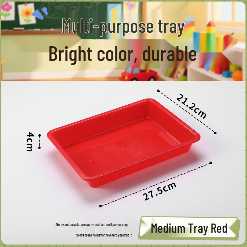 Mehrzweck-Kunststofftablett: Katzentoilette, Aufbewahrung, Malerei & Experimentelle Nutzung für Studenten