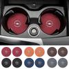 BBGD1 Car Anti-slip Water Cup Heat Insulation Mat Suede Decor Coaster For Astra Insignia Mokka Zafira Corsa Vectra Antara Meriva