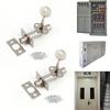 1pc Heavy-Duty Invisible Door Lock with Key - Fireproof Metal Pipe Design, Sturdy Safety Bolt Latch for Office & Manager Doors