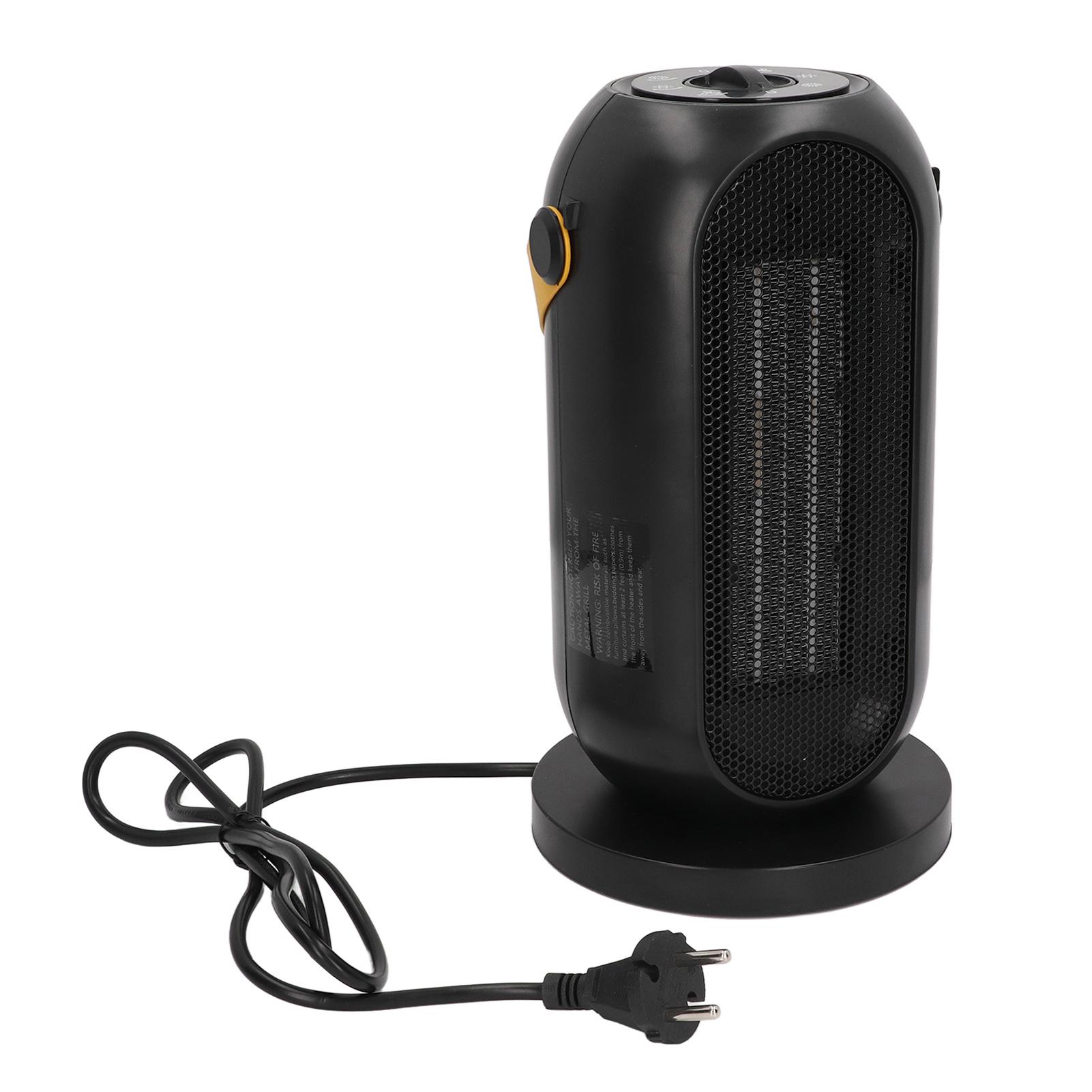 

Электрический колеблющийся обогреватель для помещений с ручкой из ПУ кожи, защитой от опрокидывания и перегрева