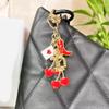 Unique Cherry Keychain Bag Charm Cherry Keychain Purse Charm Key Adornment For Adding Flair To Women's Handbags