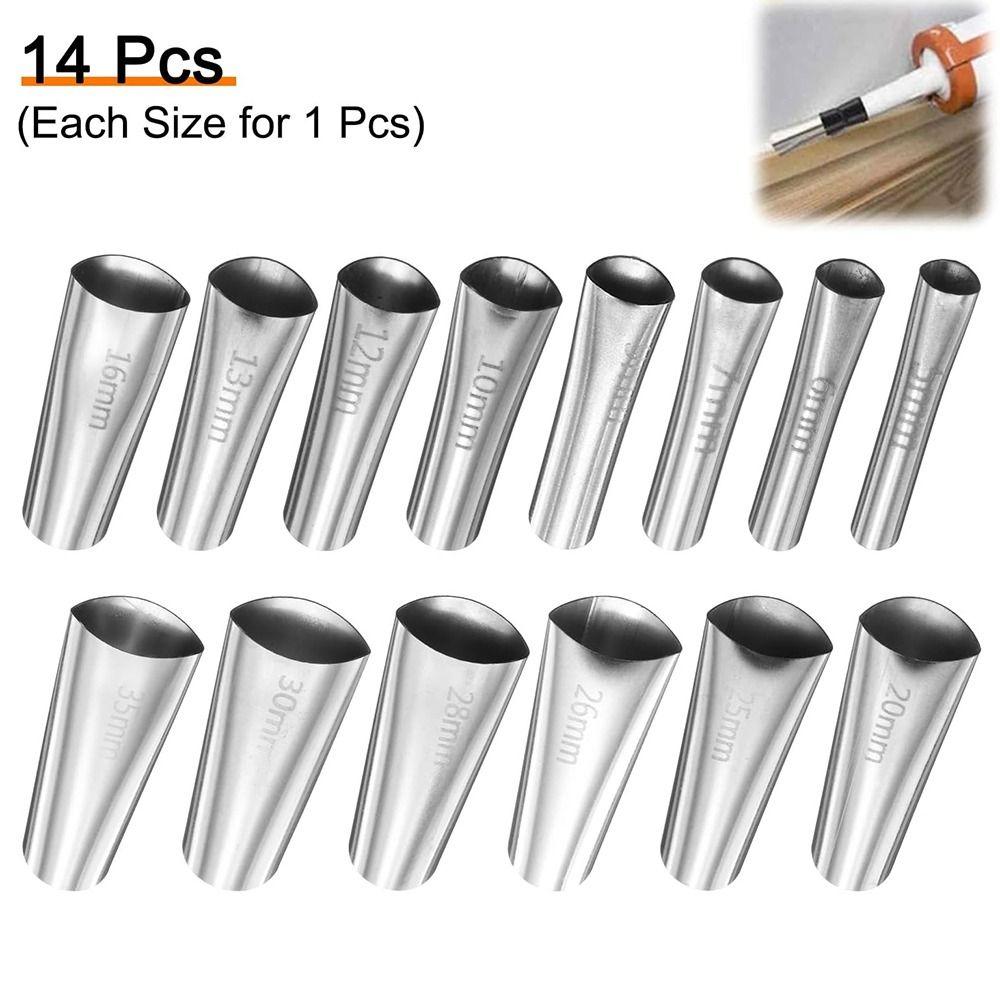 New Stainless Steel Caulking Finisher Reusable 5-35MM Caulking Nozzle Sealant Finishing Tool Kitchen Bathroom