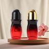 30/50ML Rozenkwarts Roller Navulbare Fles, Mini Roll-on Glazen Fles, Lekvrije Bal Applicator Lege Container voor Essentiële Oliën, Parfum