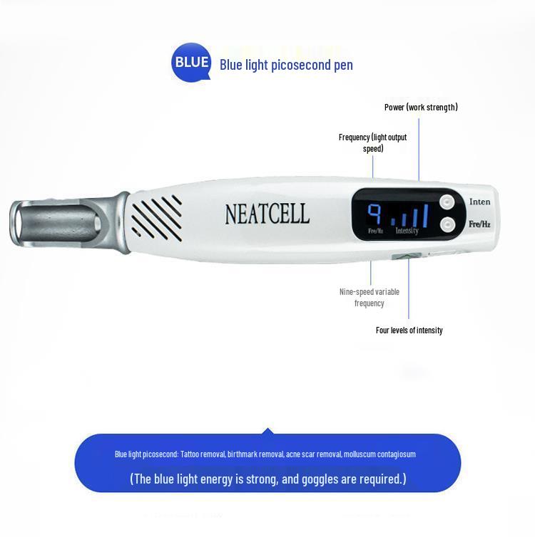 Pico Laser Beauty Device: Tattoo, Spot, Freckle Removal; Non-invasive, Scar-free Eyebrow Treatment.