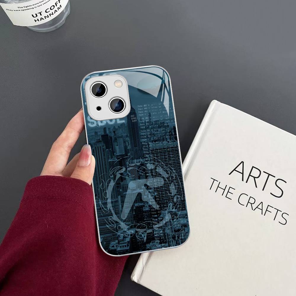 Music Band A-Aphex T-Twin Tempered Glass For Iphone 14 13 12 11 Pro Mini XS MAX 14Plus X XS XR Fundas