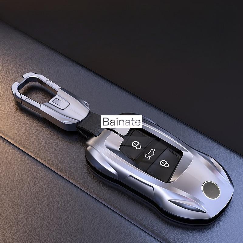 Alloy Car Key Case, For Vw Volkswagen Cupra Formentor Golf 8 Mk8 Id.3 Id.4 Skoda Octavia Seat Leon Mk4 Gti R Car Accessories