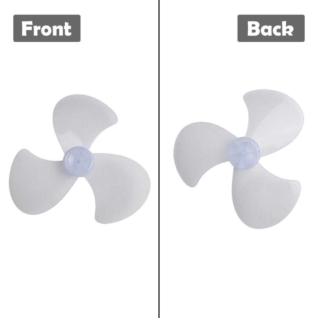 3 Leaves Plastic Fan Blade Electric Fan Accessories Household Fan Blade For Standing Pedestal Fan Suitable For 16 Inch/400mm Fan