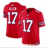 Jersey NFL Buffalo Bills 17 Josh Allen Uniforme de Fútbol para Hombre - Edición Camuflaje Blanco Azul Rojo Negro